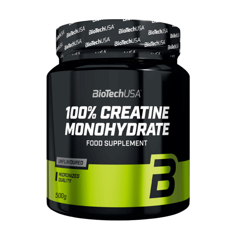 micronized 100% creatine monohydrate –500 g – biotechusa