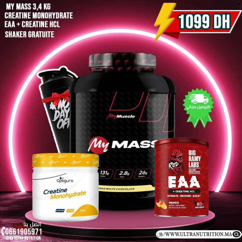 my iso whey + creatine dynamix + zinc + shaker (نسخة)