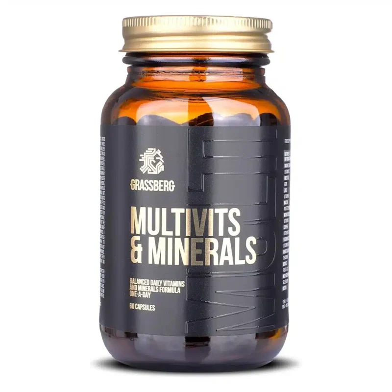 grassberg multivitamines – complément alimentaire complet pour immunité, Énergie et beauté