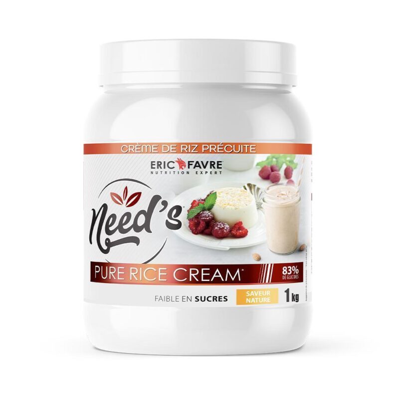 crème de riz naturelle 1kg eric favre – glucides rapides sans gluten pour Énergie sportive